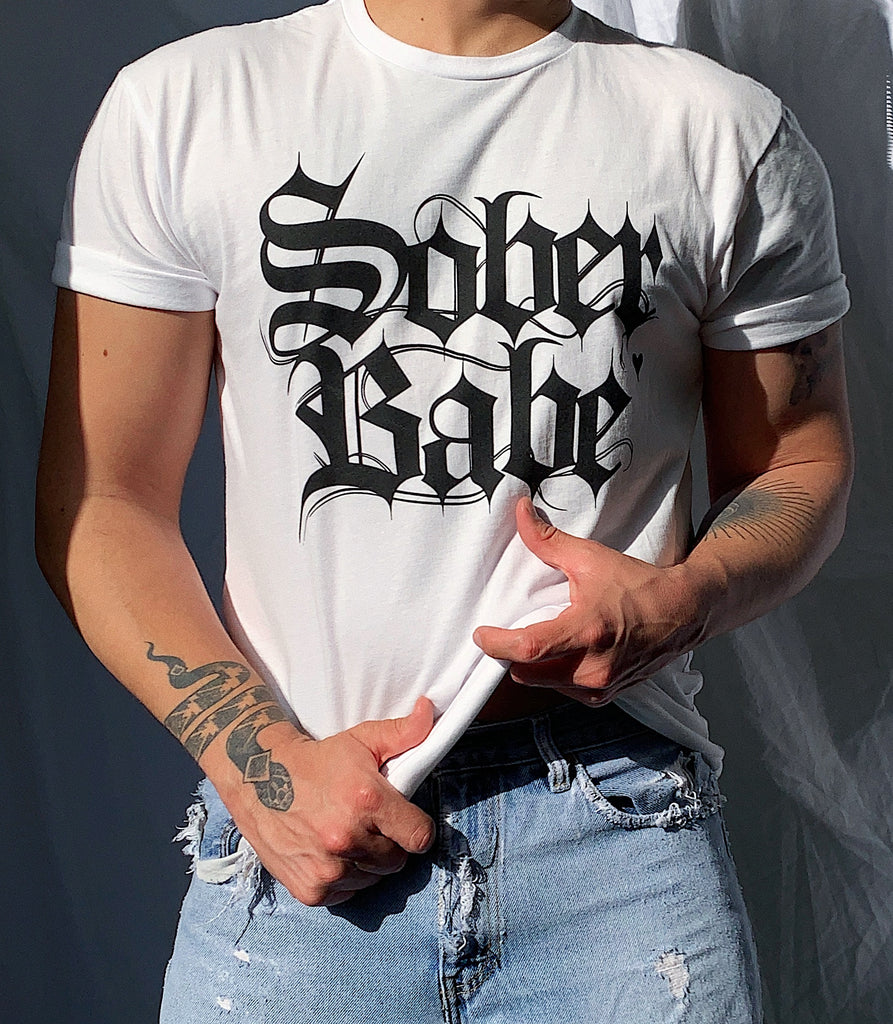 SOBER BABE Fitted: Old English